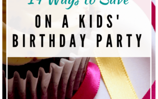 Cupcake. Ways to save on kids parties at The Busy Creative