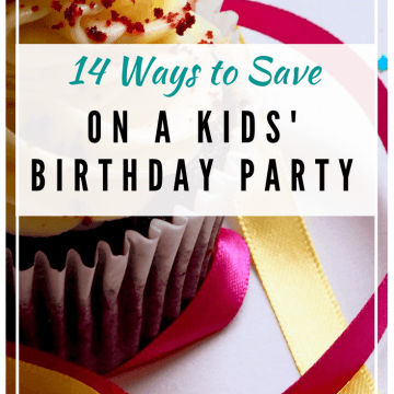 Cupcake. Ways to save on kids parties at The Busy Creative