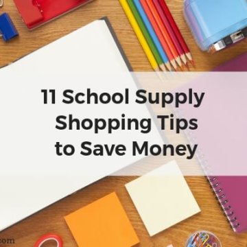 School supplies. 11 school supply shopping tips to save money